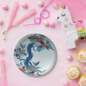 Vintages japanisches Porzellan Japandi Bonsai Pappteller (Party)