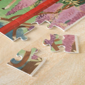 Vintages japanisches Reiseplakat 1930 Puzzle (Seite)