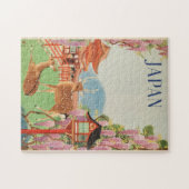 Vintages japanisches Reiseplakat 1930 Puzzle (Horizontal)