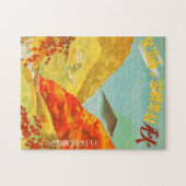 Vintages japanisches Reiseplakat der 1930er Jahre Puzzle (Horizontal)