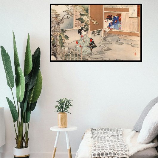 Vintages japanisches Teezeremonie Art 4 Poster