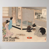 Vintages japanisches Teezeremonie Art 6 Poster (Vorne)