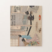 Vintages japanisches Teezeremonie Art 6 Puzzle (Vertikal)