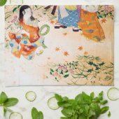 Vintages japanisches Textil Geschirrtuch (Gefaltet)