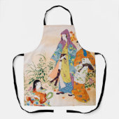 Vintages japanisches Textil Schürze (Vorderseite)