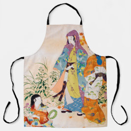 Vintages japanisches Textil Schürze