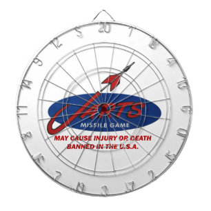 Vintages Jarts Pfeil-Brett Dartscheibe