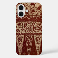Vintages Javanese Batik Textile Wallpaper Muster