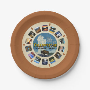 VINTAGES JELLOWSTONE NATIONAL PARK RETRO PARTY PAPPTELLER