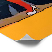 Vintages Jersey Shore, Strand Poster (Ecke)