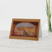 Vintages Jerusalem Karte (Vorderseite)
