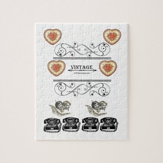 Vintages Jigsaw Puzzle (Vertikal)