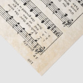 Vintages Jingle Bells Tissue Paper und Decoupage Seidenpapier (Detail)