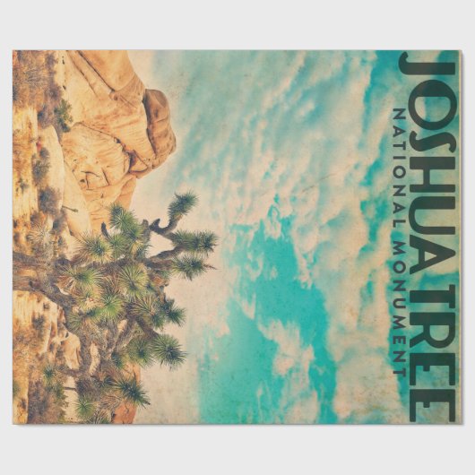 Vintages Joshua-Baumwrapping-Papier Geschenkpapier (Flach)