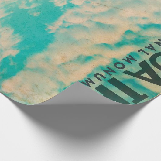 Vintages Joshua-Baumwrapping-Papier Geschenkpapier (Ecke)