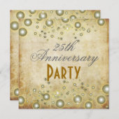 Vintages Jubiläum, Einladungen zu Champagnerbläsch (Vorne/Hinten)