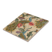 Vintages Jugendstil 1890 Das Pfauenmuster Fliese (Seite)