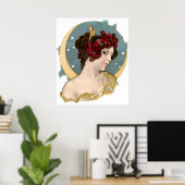 Vintages Jugendstil 1902 Dreamland Poster (Heimbüro)