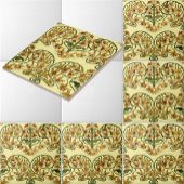 Vintages Jugendstil 1907 Blumenmuster Fliese