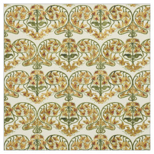 Vintages Jugendstil 1907 Blumenmuster Stoff