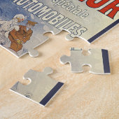 Vintages Jugendstil, antike Frauenwagen Puzzle (Seite)