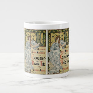 Vintages Jugendstil, Ausstellung des Beaux Arts Jumbo-Tasse
