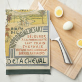 Vintages Jugendstil, Bier Bar Restaurant und Café Geschirrtuch (Viertel Falte)