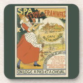 Vintages Jugendstil, Bier Bar Restaurant und Café Getränkeuntersetzer (Vorderseite)