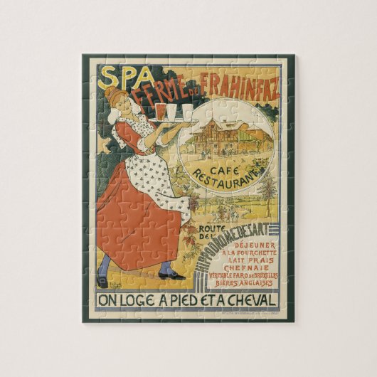 Vintages Jugendstil, Bier Bar Restaurant und Café Puzzle (Vertikal)