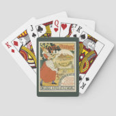 Vintages Jugendstil, Bier Bar Restaurant und Café Spielkarten (Rückseite)