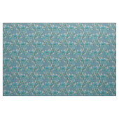 Vintages Jugendstil-Blumenmuster Stoff (Fat Quarter (45,7 x 55,9 cm))