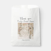 Vintages Jugendstil-Brautparty Geschenktütchen (Vorderseite)