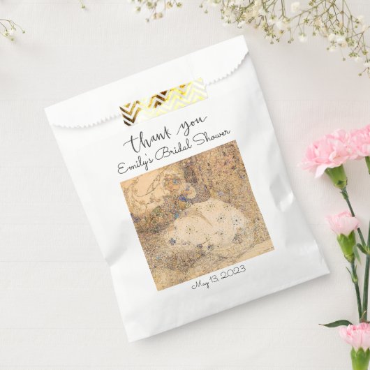 Vintages Jugendstil-Brautparty Geschenktütchen (Versiegelt)