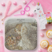 Vintages Jugendstil-Brautparty Pappteller (Party)