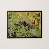 Vintages Jugendstil-Buch, Kapitän Horn Adventures Puzzle (Horizontal)