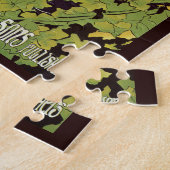 Vintages Jugendstil-Buch, Kapitän Horn Adventures Puzzle (Seite)