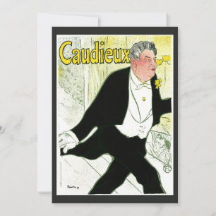 Vintages Jugendstil, Caudieux von Toulouse Lautrec