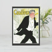 Vintages Jugendstil, Caudieux von Toulouse Lautrec (Stehend Vorderseite)