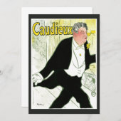Vintages Jugendstil, Caudieux von Toulouse Lautrec (Vorne/Hinten)