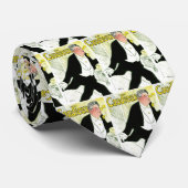 Vintages Jugendstil, Caudieux von Toulouse Lautrec Krawatte (Gerollt)