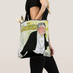 Vintages Jugendstil, Caudieux von Toulouse Lautrec Tasche