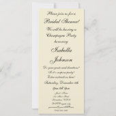 Vintages Jugendstil, Champagner von Alphonse Mucha Einladung (Rückseite)