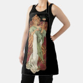 Vintages Jugendstil, Champagner von Alphonse Mucha Schürze (InSitu)