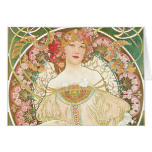 Vintages Jugendstil, Champenois von Alphonse Mucha