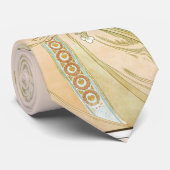 Vintages Jugendstil, Champenois von Alphonse Mucha Krawatte (Gerollt)