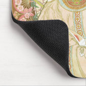 Vintages Jugendstil, Champenois von Alphonse Mucha Mousepad (Ecke)