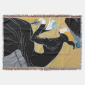 Vintages Jugendstil, Dame Drinking Marco Polo Tee Decke (Vorderseite)