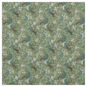 Vintages Jugendstil Das Pfauengarten-Muster Stoff (Muster)
