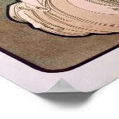 Vintages Jugendstil "Daydream" von Alphonse Mucha Poster (Ecke)