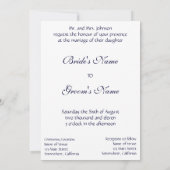 Vintages Jugendstil: Der Kuss von William Bradley Einladung (Rückseite)